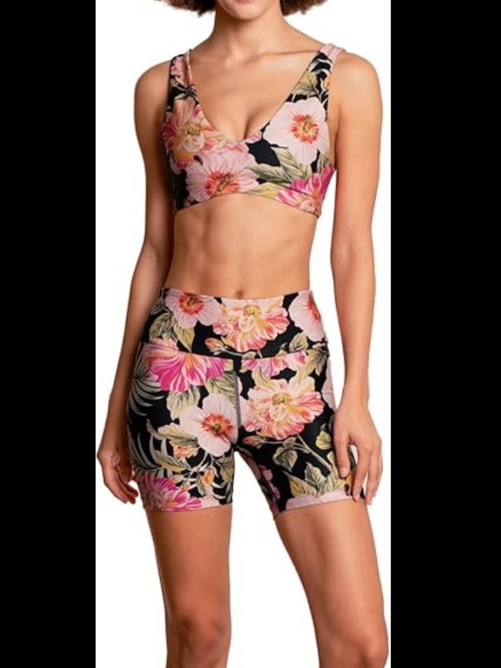 MAAJI Floral Tropical Two-Piece Active Set sz M